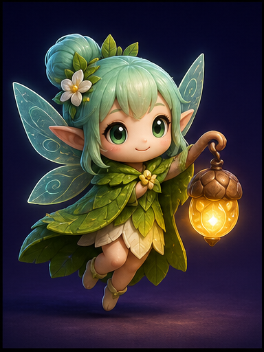 새싹 숲요정 리프